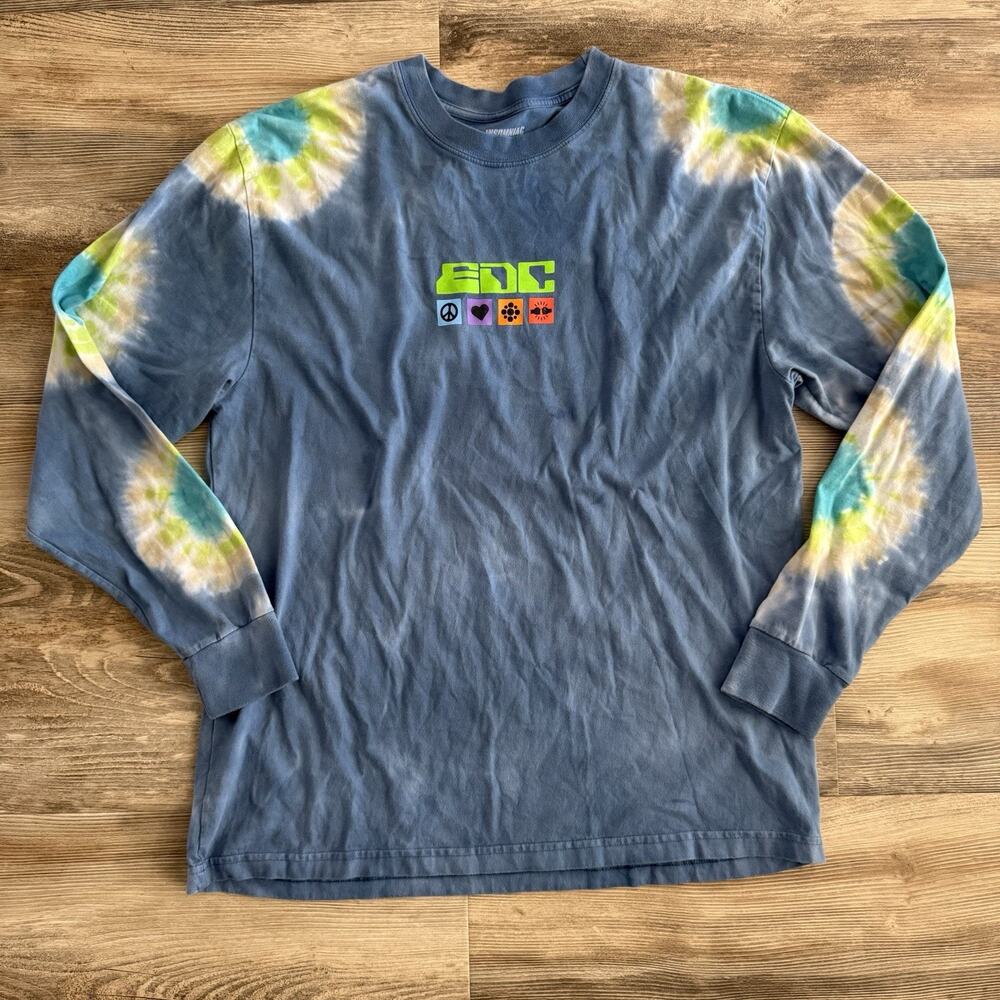 EDC Electric Daisy Carnival Tie‑Dye Long Sleeve – XL